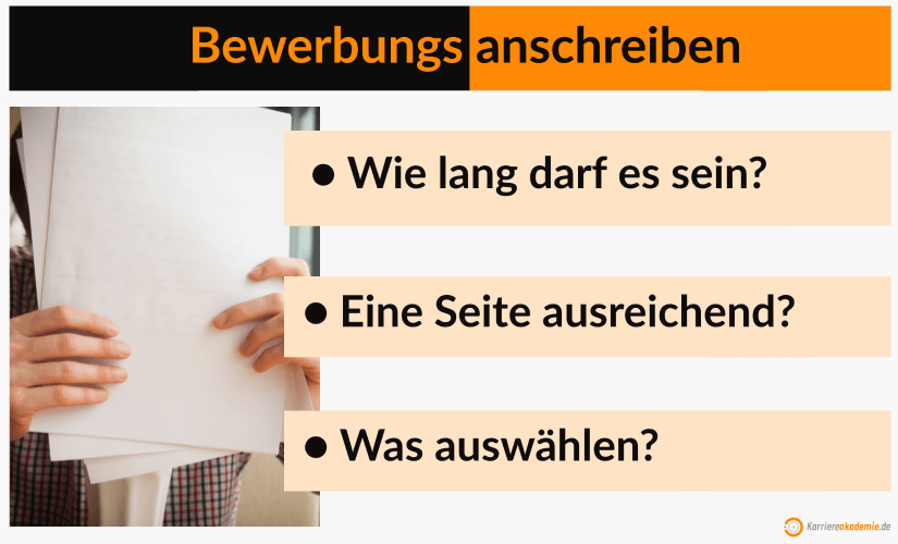 Bewerbungsschreiben Länger Als 1 Seite