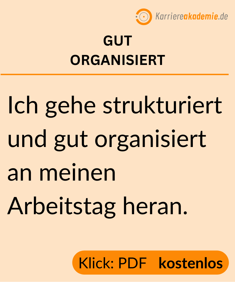 gut-organisiert