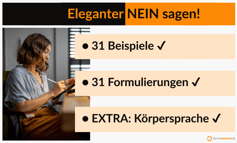Wie sage ich professionell nein?
