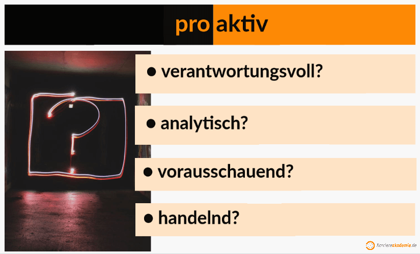 Proaktiv: Bedeutung, Bewerbung, Beispiele, formulieren | Karriereakademie