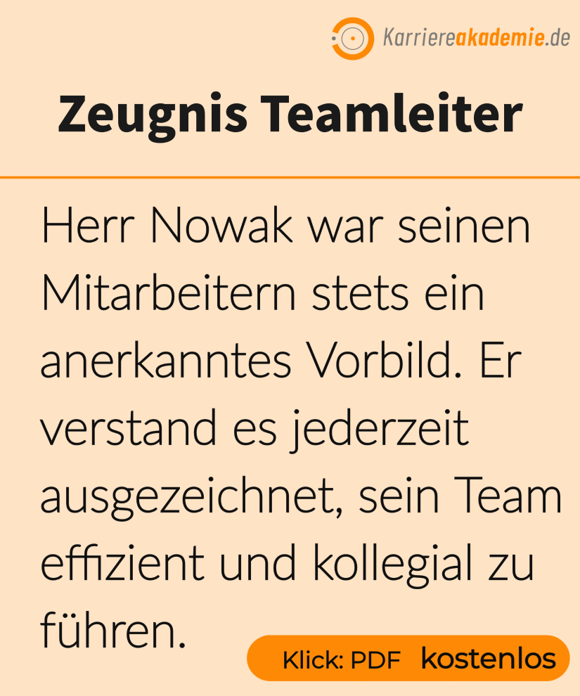 teamleiter-arbeitszeugnis-muster