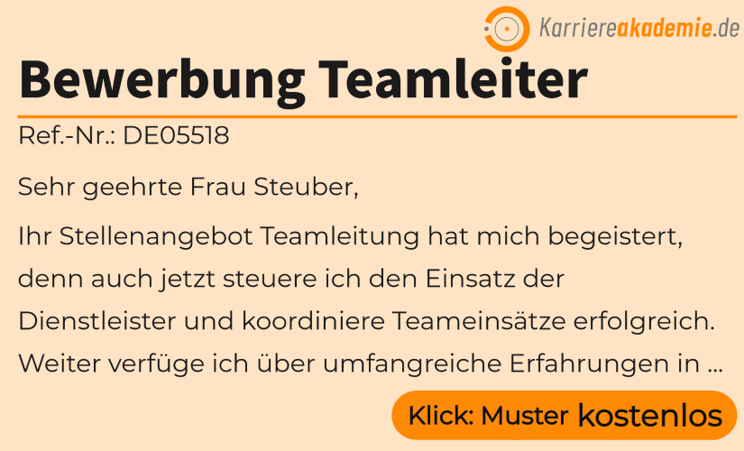 teamleiter-bewerbung-muster-kostenlos