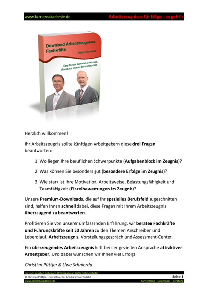 4 X Arbeitszeugnis Bürokauffrau Bürokaufmann Karriereakademie
