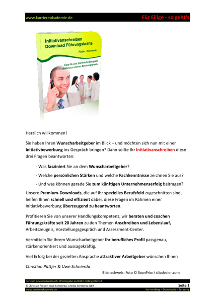 4 X Initiativanschreiben Projektleiter Bau Bauleiter Mw