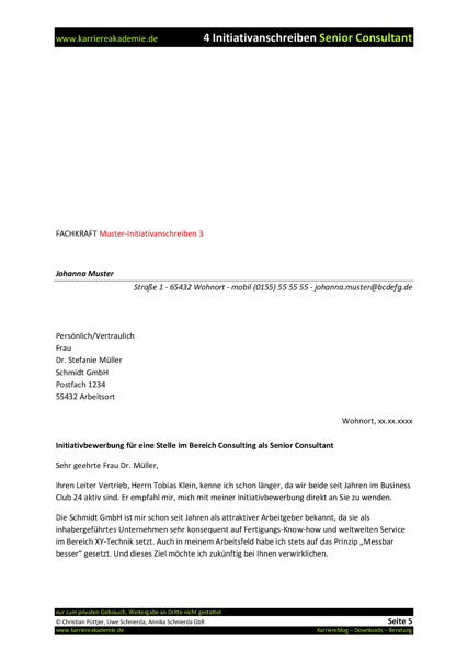 Initiativanschreiben