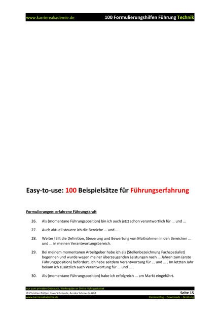 4 X Anschreiben Teamleiter Qualitatsmanagement M W