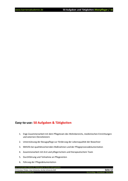 3 X Lebenslauf Altenpflegerin Altenpfleger Karriereakademie