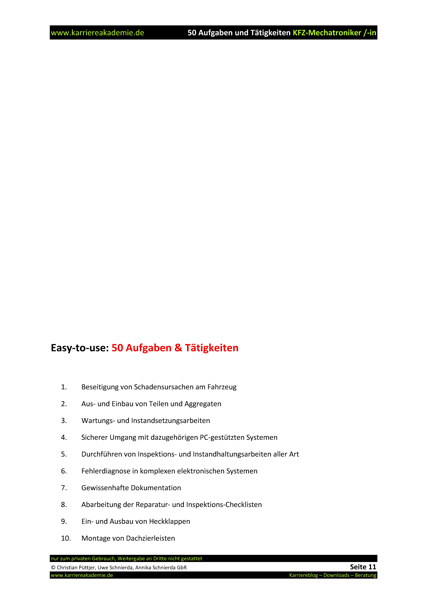 4 X Arbeitszeugnis Kfz Mechatroniker Kfz Mechatronikerin