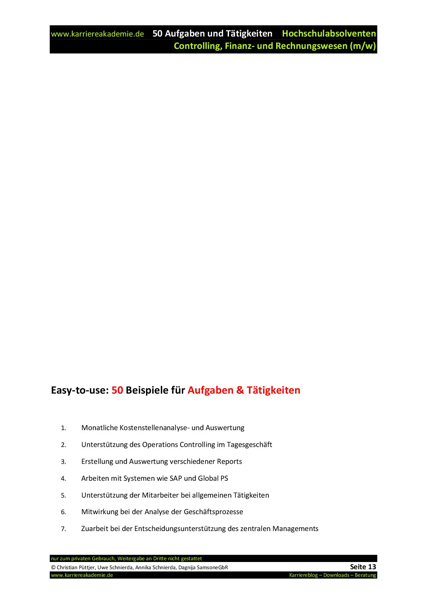 4 X Initiativanschreiben Absolvent Controlling Finanz Und