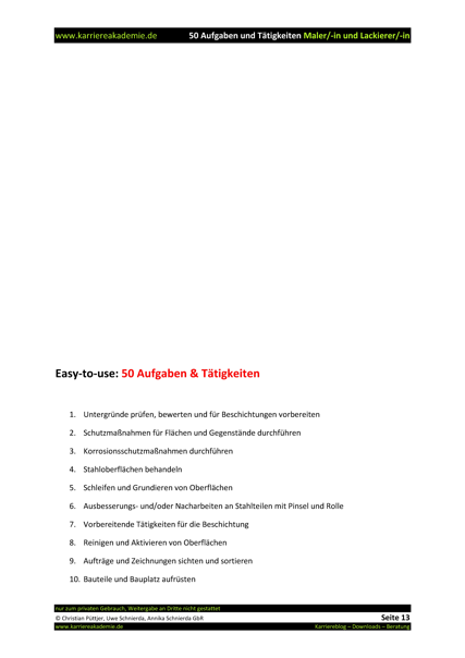 3 X Anschreiben Maler Malerin Und Lackierer Lackiererin Karriereakademie