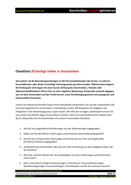 4 X Anschreiben Key Account Manager Mw Karriereakademie