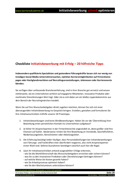 4 X Initiativanschreiben Projektleiter Ingenieur Technik Mw