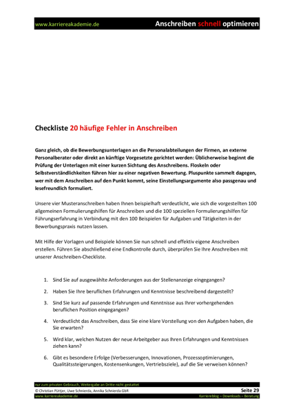 4 X Anschreiben Verkaufsleiter M W Karriereakademie